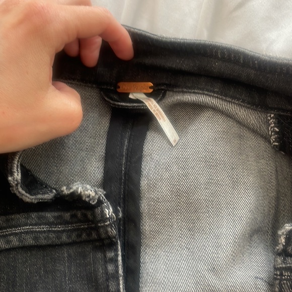 Free people black jean jacket - Picture 3 of 3